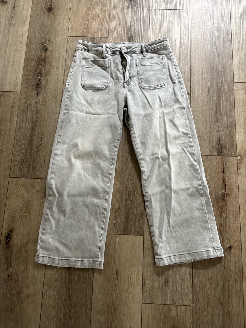 Altar'd State Grey Wide Leg Utility Jeans  size 31
